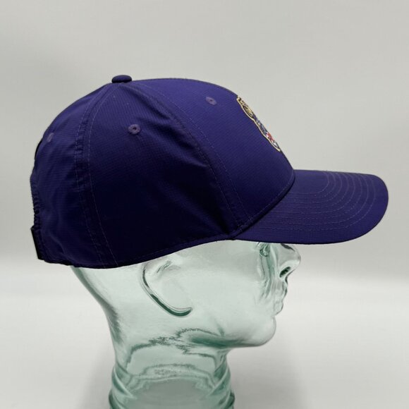 Nike Dri-Fit Club Cap James Madison University JMU Hat Strapback Size M/L Purple - Picture 4 of 13